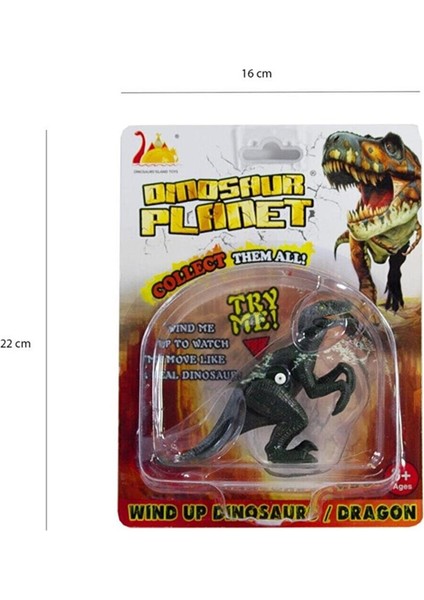 Pasifik Toys  Kurmalı Dinozor Figür 8 cm