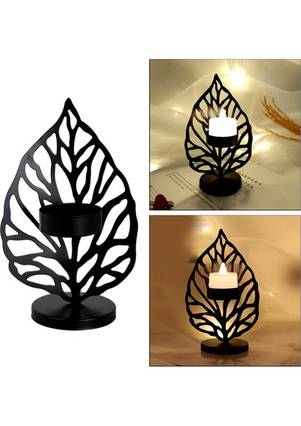 F Fityle Mumluk Centerpiece Akşam Yemeği Oturma Odası Tatil Dekorasyon Siyah A (Yurt Dışından)