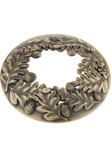 F Fityle Vintage Delikli Yaprak Desenleri Kavanoz Mum Topper Kapak Aksesuarları Gölge Bronz (Yurt Dışından)