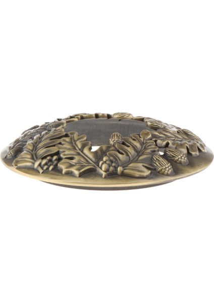 F Fityle Vintage Delikli Yaprak Desenleri Kavanoz Mum Topper Kapak Aksesuarları Gölge Bronz (Yurt Dışından)