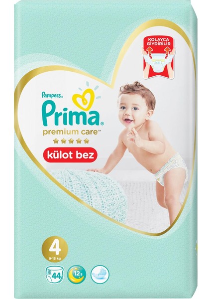 Premium Care Külot Bebek Bezi 4 Beden 44 Adet