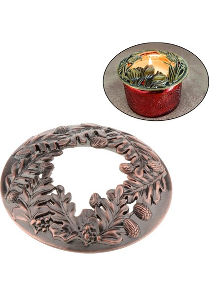 F Fityle Mum Kapağı Kavanoz Topper Yanık Evsel Ev Dekorasyonu Gölge Kollu Çinko Alaşımlı Kahverengi (Yurt Dışından) modelleri