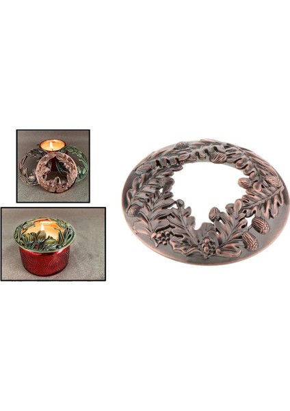 F Fityle Mum Kapağı Kavanoz Topper Yanık Evsel Ev Dekorasyonu Gölge Kollu Çinko Alaşımlı Kahverengi (Yurt Dışından) indirimleri