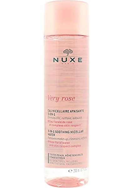 Nuxe Nuxe Very Rose 3 In 1 Temizleme Suyu 200ml 1 Paket (1 X 1 Adet)