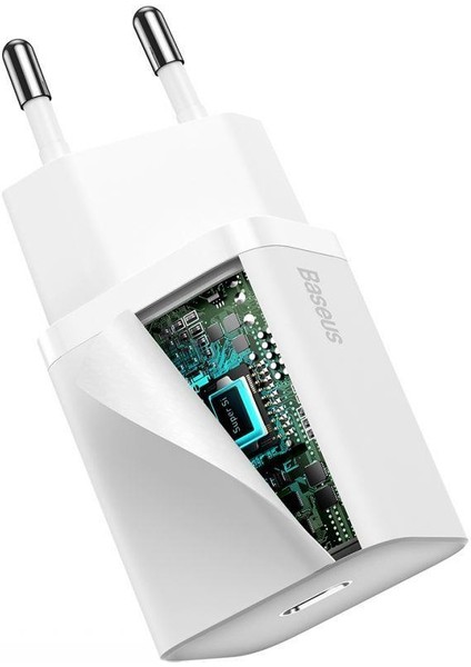 Apple iPhone Uyumlu 12/ Pro/ Pro Max/mini Için Duvar Şarj Seti Type-C & Lighting 1m Kablolu Pd 20W