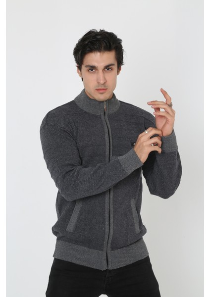 Baba Süper Battal Triko Fermuarlı Örme Hırka & Kazak modelleri