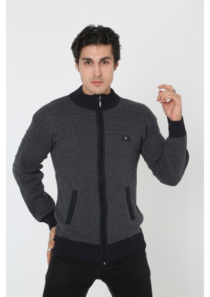 Baba Süper Battal Triko Fermuarlı Örme Hırka & Kazak modelleri