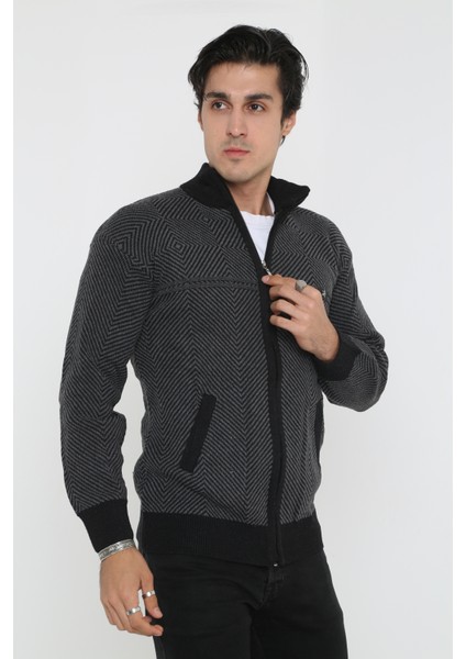 Baba Süper Battal Triko Fermuarlı Örme Hırka & Kazak modelleri