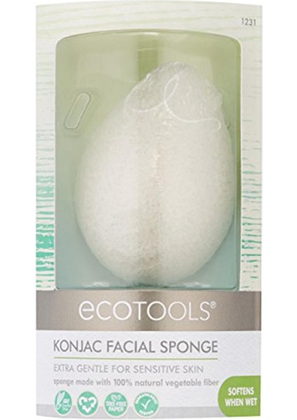 Ecotools Ecotools Konjac Yüz Temizleme Süngreri 1 Paket (1 X 1 Adet)