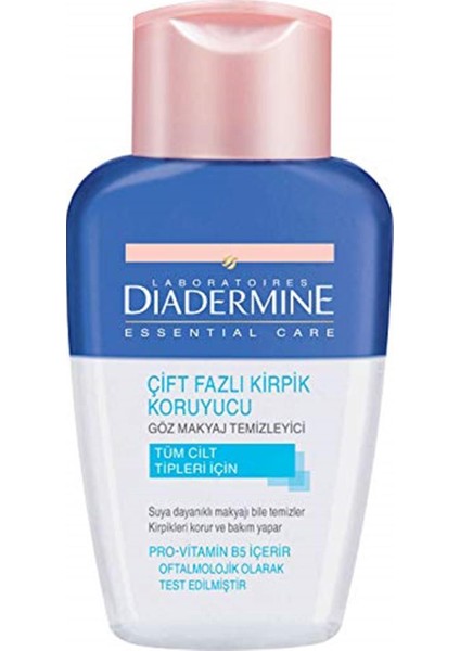 Diadermine Çift Fazlı Kirpik Koruyucu gröz Makyaj 125 ml 1 Paket