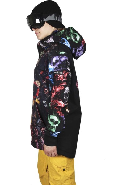 Dark Skull Yaka Fermuarlı Snowboard & Kayak Montu SS7726 modelleri