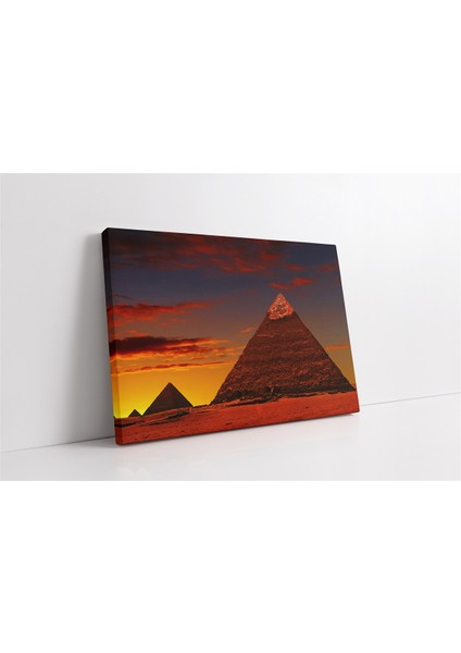 Mısır Pramit Kanvas Tablo