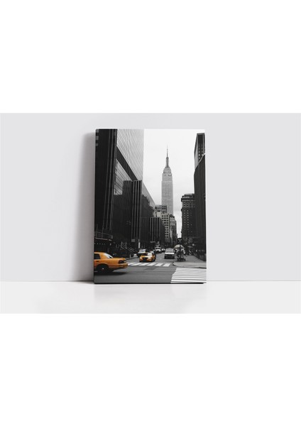 New York Sarı Taksi Kanvas Tablo