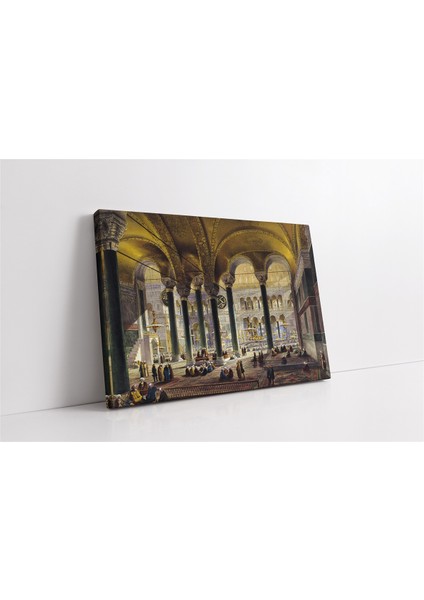 Osmanlı Imparatorluğu Zamanı Ayasofya Camii Kanvas Tablo