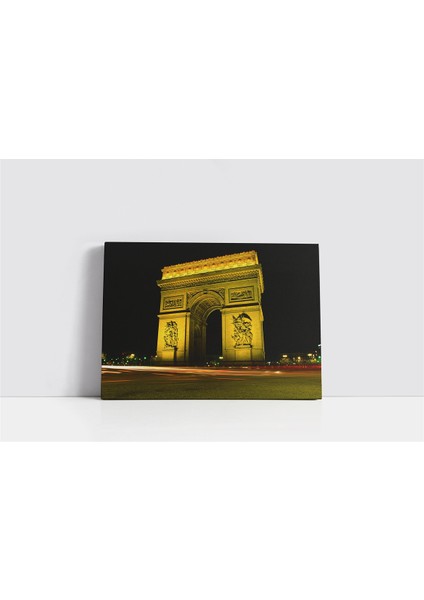 Paris Şanzelize Kanvas Tablo