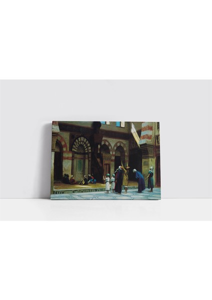 Osmanlı Dönemi Camii Avlusu Kanvas Tablo fiyatları