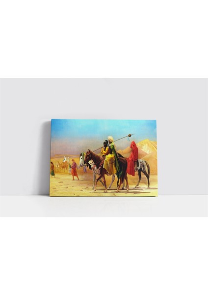 Çölü Geçen Araplar Kanvas Tablo fiyatları