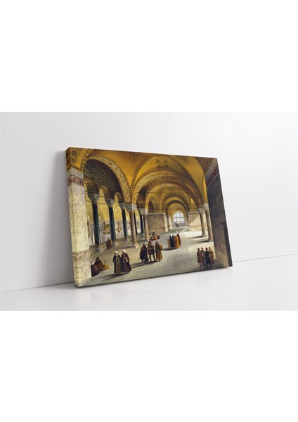 Osmanlı Imparatorluğu Zamanı Ayasofya Camii Kanvas Tablo