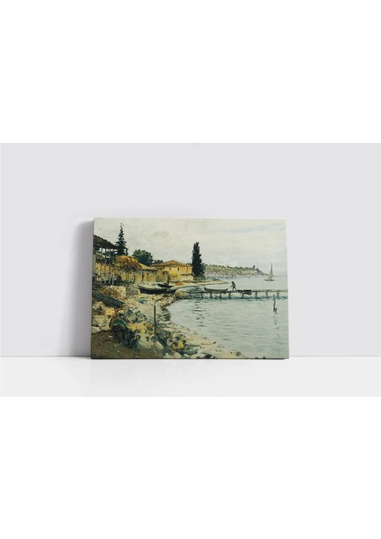 Istanbul Iskele Manzaralı Kanvas Tablo