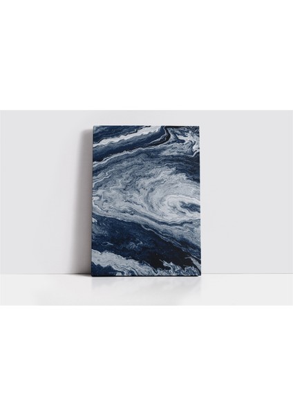 Mavi Soyut Dalgalar Kanvas Tablo fiyatları