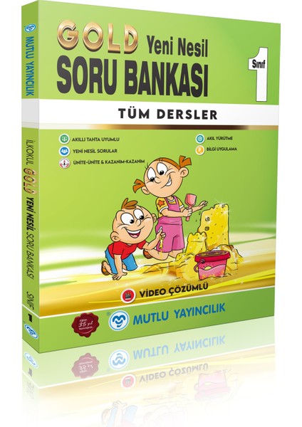 1. Sınıf Gold Yeni Nesil Tüm Dersler Soru Bankası
