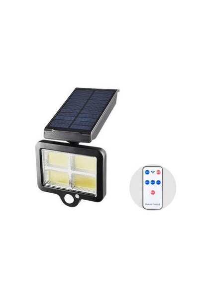 Silver Toss Solar Lamba 140 LED 4 Bölmeli Sensörlü Güneş Enerjili