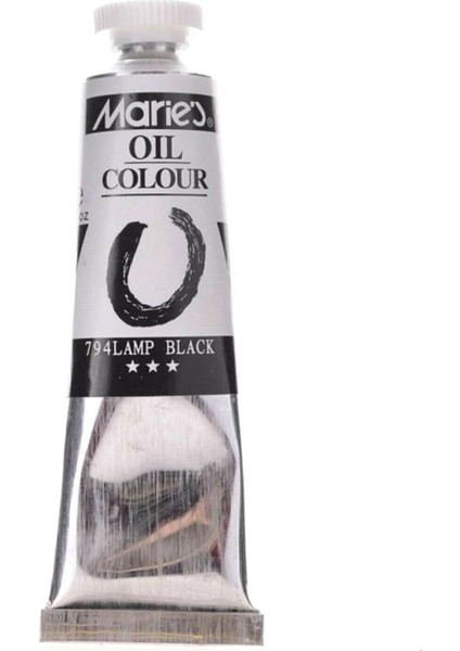 Maries 50 ml Yağlı Boya 794 Lamp Black