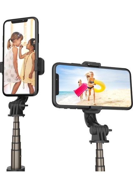 L10 Mini Bluetooth Selfie Çubuğu Tripod Siyah (Yurt Dışından)