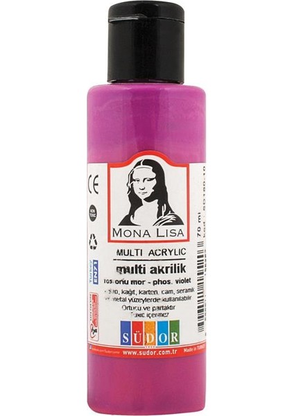 Monalisa Multi Akrilik Boya Mor 70ML