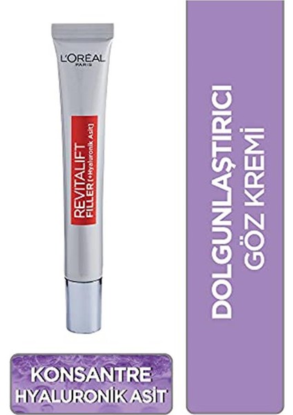 L'Oréal Paris Loreal Paris L'oréal Paris Revitalift Filler Dolgunlaştırıcı  Göz Bakım Kremi - Hyaluron