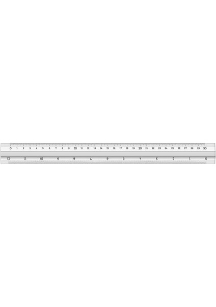 Hatas Tribldesimetre Şeffaf 30 cm / 12 Inch