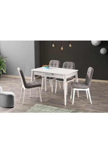 Açılır Mdf Mutfak Masa Sandalye Takımı 70X110CM
