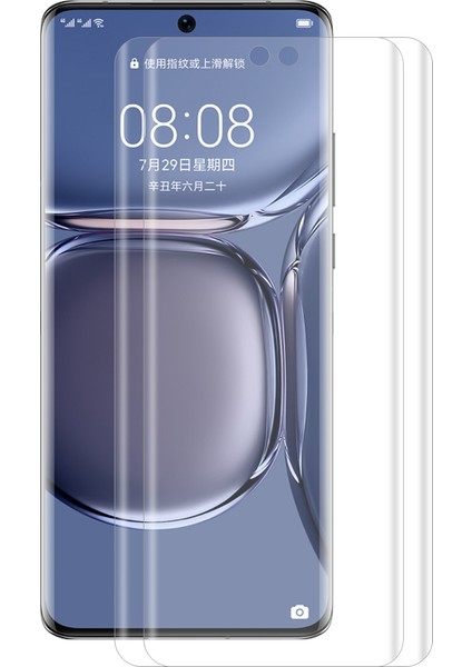 Huawei P50 Pro Için 2 Adet Enkay 3D Kavisli Pet Hd Ekran Filmi (Yurt Dışından)