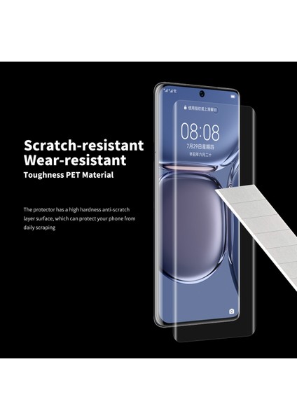 Huawei P50 Pro Için 2 Adet Enkay 3D Kavisli Pet Hd Ekran Filmi (Yurt Dışından) fırsatları