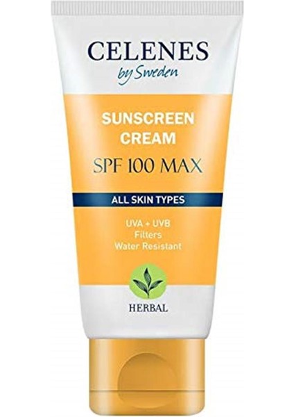 Celenes By Sweden Celenes Herbal Güneş Kremi 100 Spf Vücut Kremi