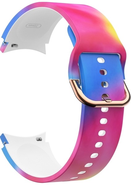 Samsung Galaxy Watch4 Için / Watch4 Klasik Silikon Kayışı (Yurt Dışından)