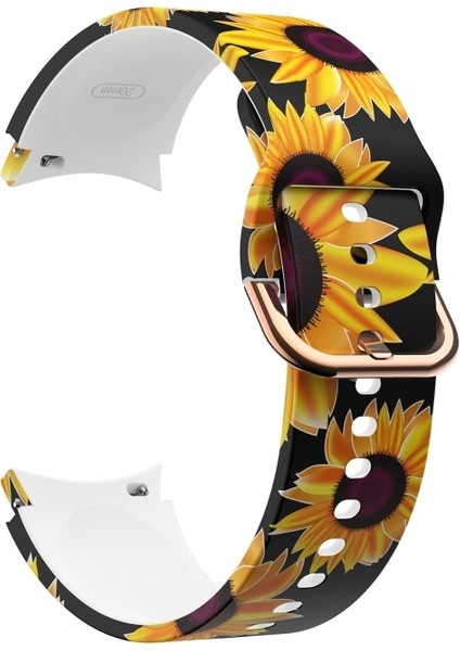 Samsung Galaxy Watch4 Için / Watch4 Klasik Silikon Kayışı (Yurt Dışından)