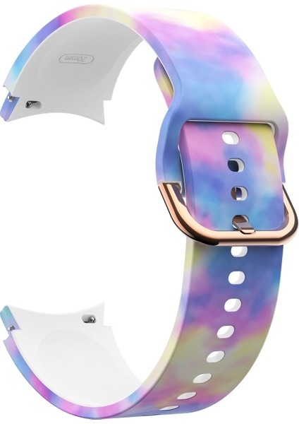 Samsung Galaxy Watch4 Için / Watch4 Klasik Silikon Kayışı (Yurt Dışından)