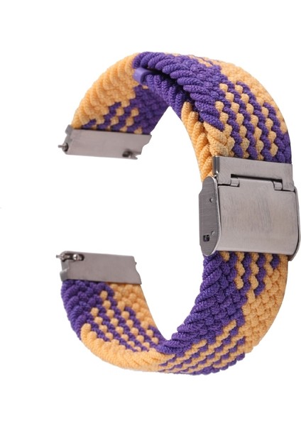 Galaxy Watch 4 20MM Için Naylon Örgülü Metal Toka Kayışı (Yurt Dışından)