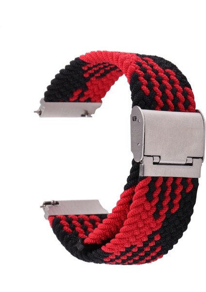 Galaxy Watch 4 20MM Için Naylon Örgülü Metal Toka Kayışı (Yurt Dışından)
