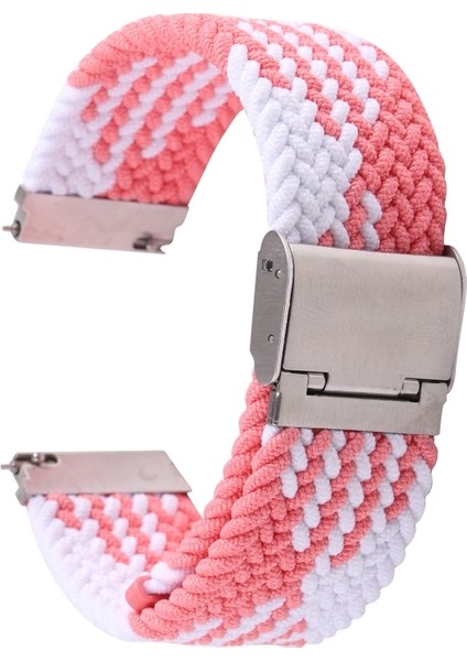Galaxy Watch 4 20MM Için Naylon Örgülü Metal Toka Kayışı (Yurt Dışından)