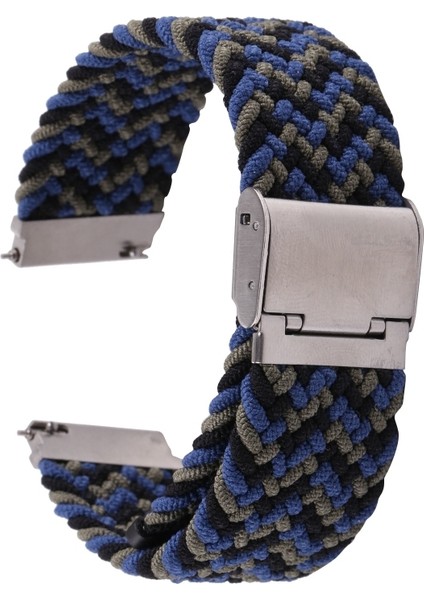 Galaxy Watch 4 20MM Için Naylon Örgülü Metal Toka Kayışı (Yurt Dışından)