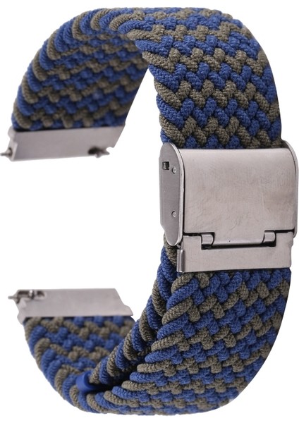 Galaxy Watch 4 20MM Için Naylon Örgülü Metal Toka Kayışı (Yurt Dışından)