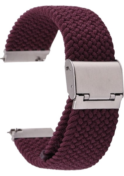 Galaxy Watch 4 20MM Için Naylon Örgülü Metal Toka Kayışı (Yurt Dışından)