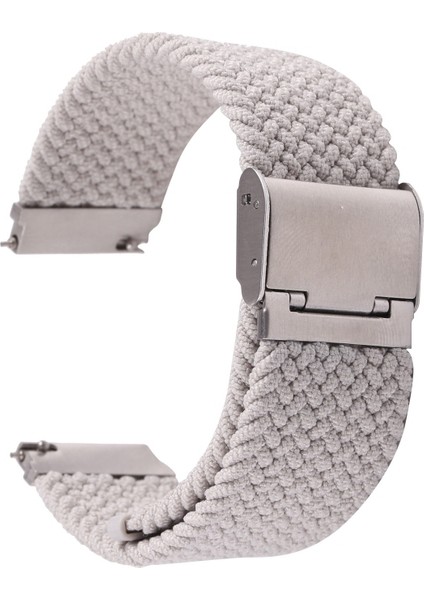 Galaxy Watch 4 20MM Için Naylon Örgülü Metal Toka Kayışı (Yurt Dışından)