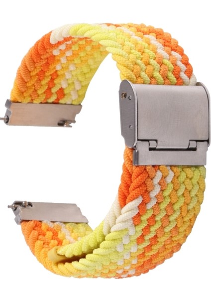 Galaxy Watch 4 20MM Için Naylon Örgülü Metal Toka Kayışı (Yurt Dışından)