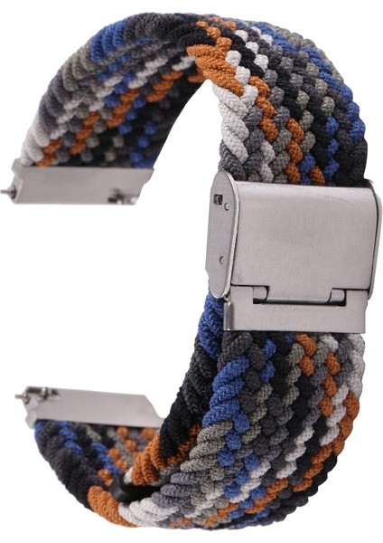 Galaxy Watch 4 20MM Için Naylon Örgülü Metal Toka Kayışı (Yurt Dışından)