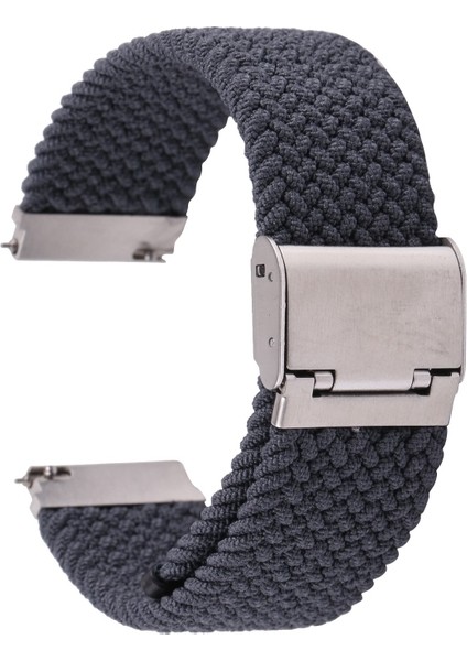 Galaxy Watch 4 20MM Için Naylon Örgülü Metal Toka Kayışı (Yurt Dışından)