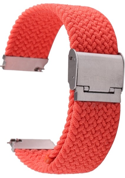 Galaxy Watch 4 20MM Için Naylon Örgülü Metal Toka Kayışı (Yurt Dışından)