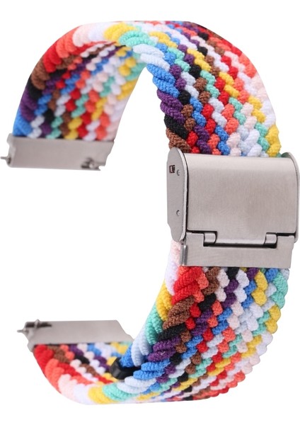 Galaxy Watch 4 20MM Için Naylon Örgülü Metal Toka Kayışı (Yurt Dışından)